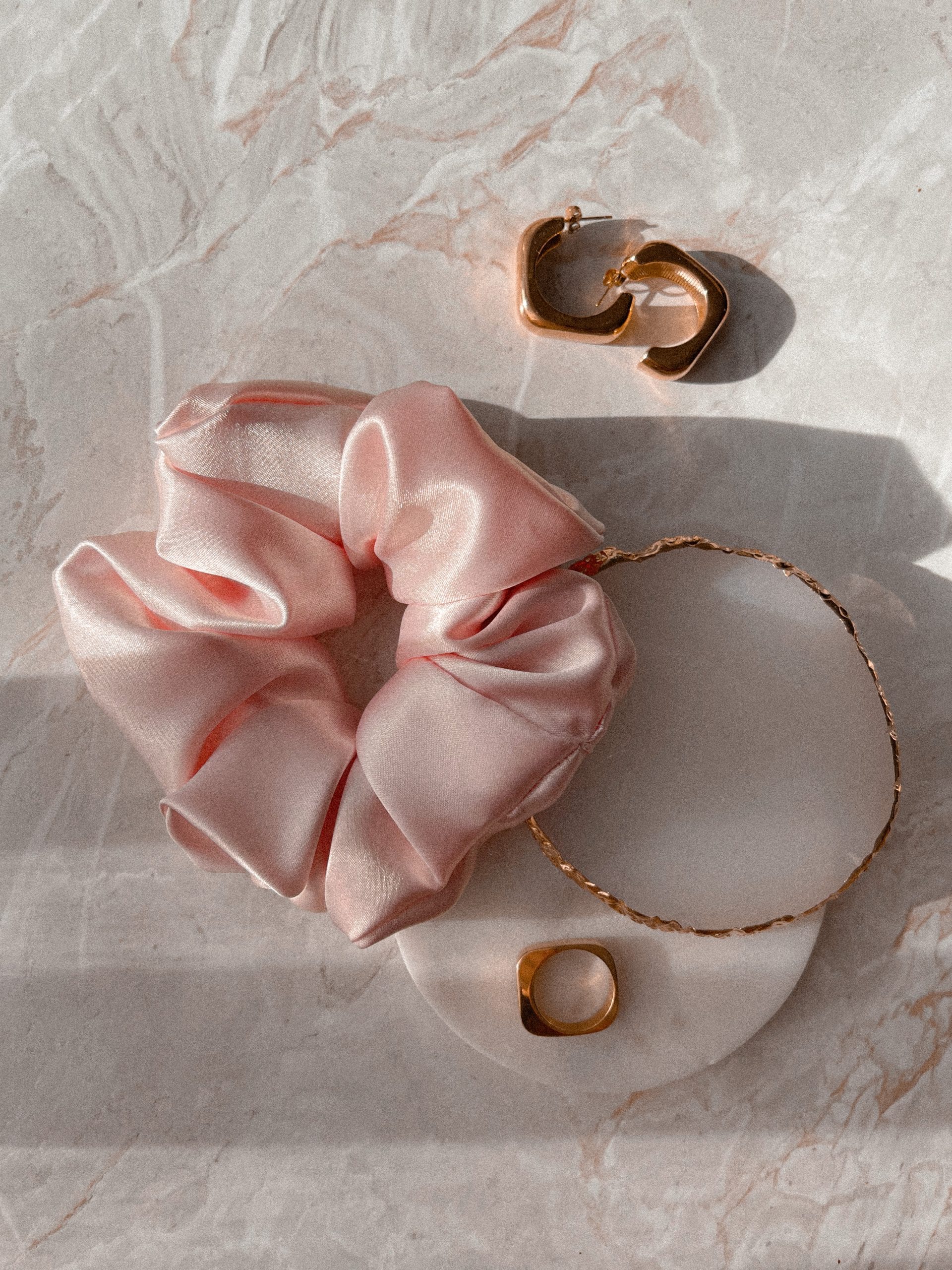 ''Powder Puff'' Scrunchie